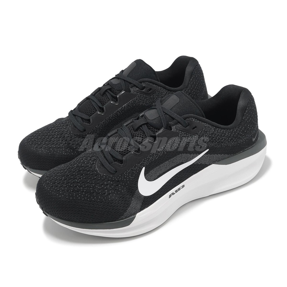 Nike Air Winflo 11 Wide Black White Men Road Running Jogging Nike Air Winflo 11 Wide Black White Men Road Running Jogging