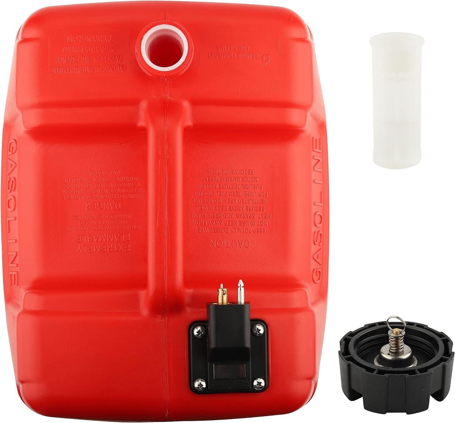 12L Portable Boat Fuel Tank 3 Gallon for Yamaha Outboard Gas Tank With