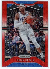 Tobias Harris 2019-20 Panini Prizm Red Wave SP #45 Philadelphia 76ers