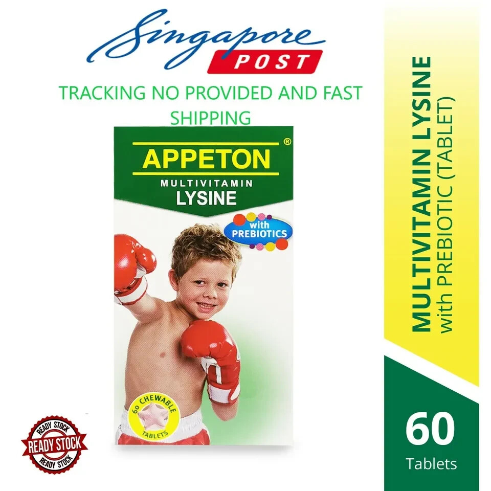 Appeton Multivitamin with Lysine and Prebiotics 60's EXP: 06/2026 FREE SHIPPING