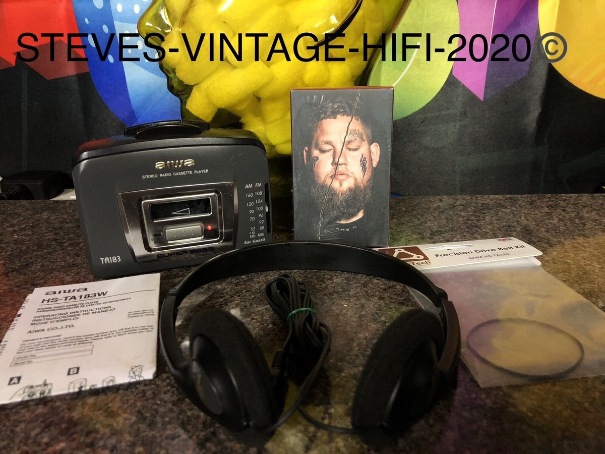 AIWA HS-T34 Walkman Vintage 80s - Radio Cassette Player - Fabriqué à Singapour