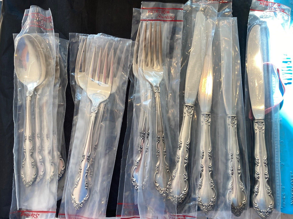 Grandeur ONEIDA Sterling Silver Flatware Set BRAND NEW SETTINGS