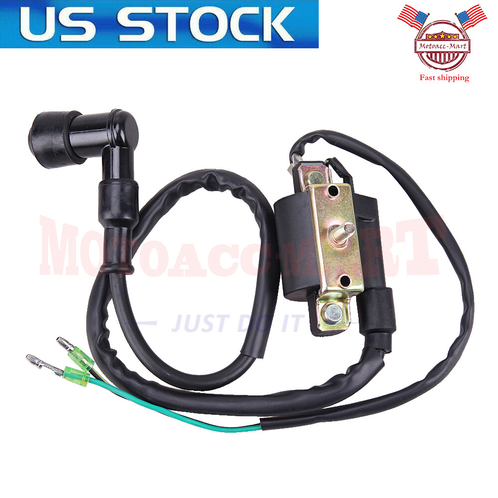 Chinese 12 VOLT IGNITION COIL For Honda 50cc 70cc 90cc 110cc 125cc ATV Dirt  Bike | eBay