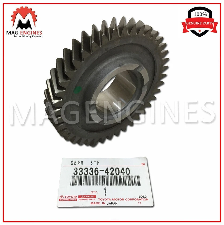 33336-42040 GENUINE OEM 5TH GEAR REPAIR KIT 40 TEETH 3Pc - RAV4 AVENSIS SCION TC - Image 4 of 4