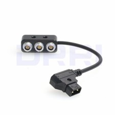 12V Power Splitter Box 3x RS 3pin to dtap splitter cable for ARRI ALEXA Mini