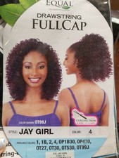 JAY GIRL - FREETRESS EQUAL SYNTHETIC DRAWSTRING FULL CAP HALF WIG color 4