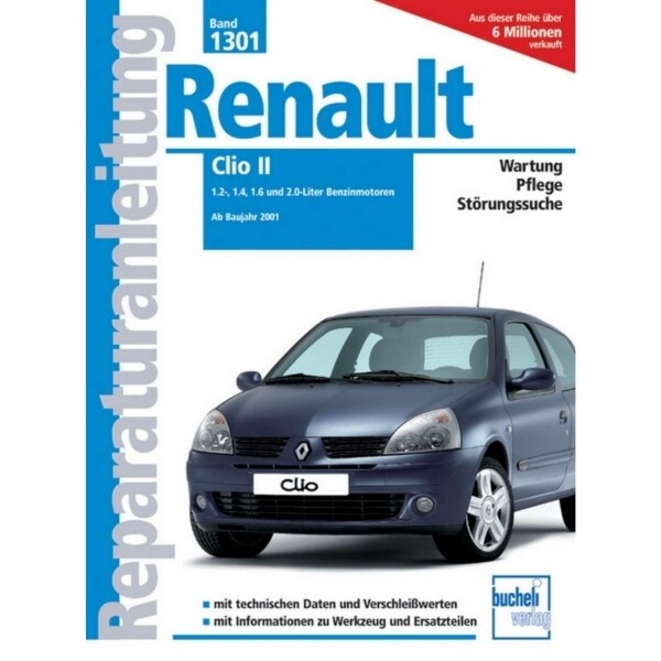 Thumbnail - Renault Clio Ii Benzin (2001-2006) Reparaturanleitung Bucheli Verlag