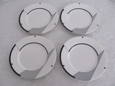 Christopher Stuart Optima Angles-Geometric- 8 1/2" Salad Plates - Set of 4