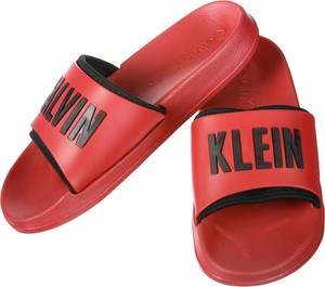 calvin klein slides red