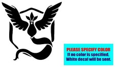 Pokemon Go Team Mystic Vinyl decal sticker Car Truck Window Laptop Die Cut 9"