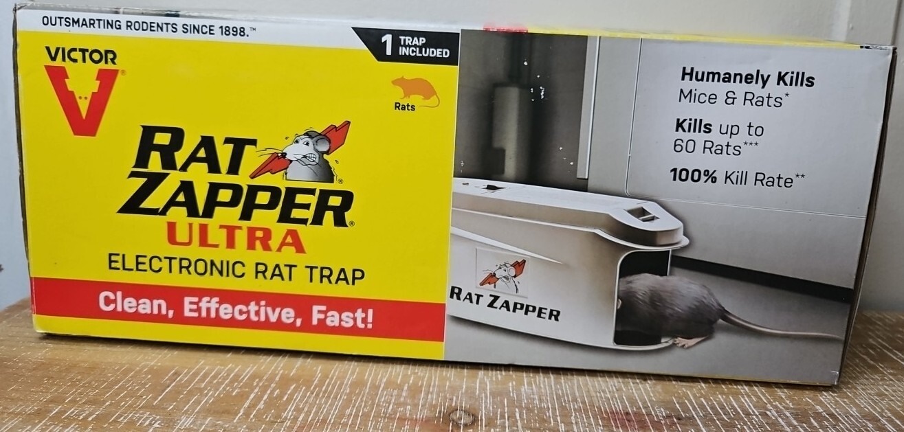 Victor Rat Zapper Ultra Electronic Rat Trap Model RZU0014 Open Box eBay