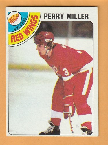 Perry Miller Detroit Red Wings 1978-79 Topps #16 12I