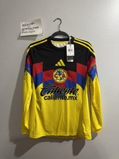 Adidas Men's Club America 25/26 Long Sleeve Home Jersey JN8636 Size Small $110