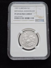 Silver Proof Britannia 1/2oz 1997 ~ PF 67 Ultra Cameo ~ Free Postage ~ *LOOK* @@