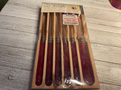 Lorena New Resin Handle High Quality Stainless Steel Steak Knives