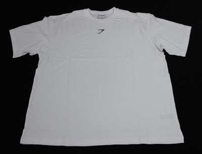 Gymshark Men's Oversized Fit Timeless Power T-Shirt NN7 White Large NWT