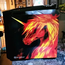 Silverstone ATX Gaming Tower Case PM01B-FX + MSI Z390 Gaming MB + Killer Wi-Fi 6