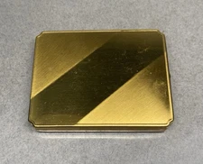 Vintage Superb Gold Toned Powder Compact USA