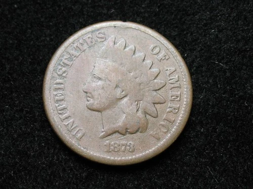 💰 GOOD+ 1873 INDIAN HEAD CENT PENNY COLLECTIBLE COPPER U.S. COIN 💰 LOT 121us