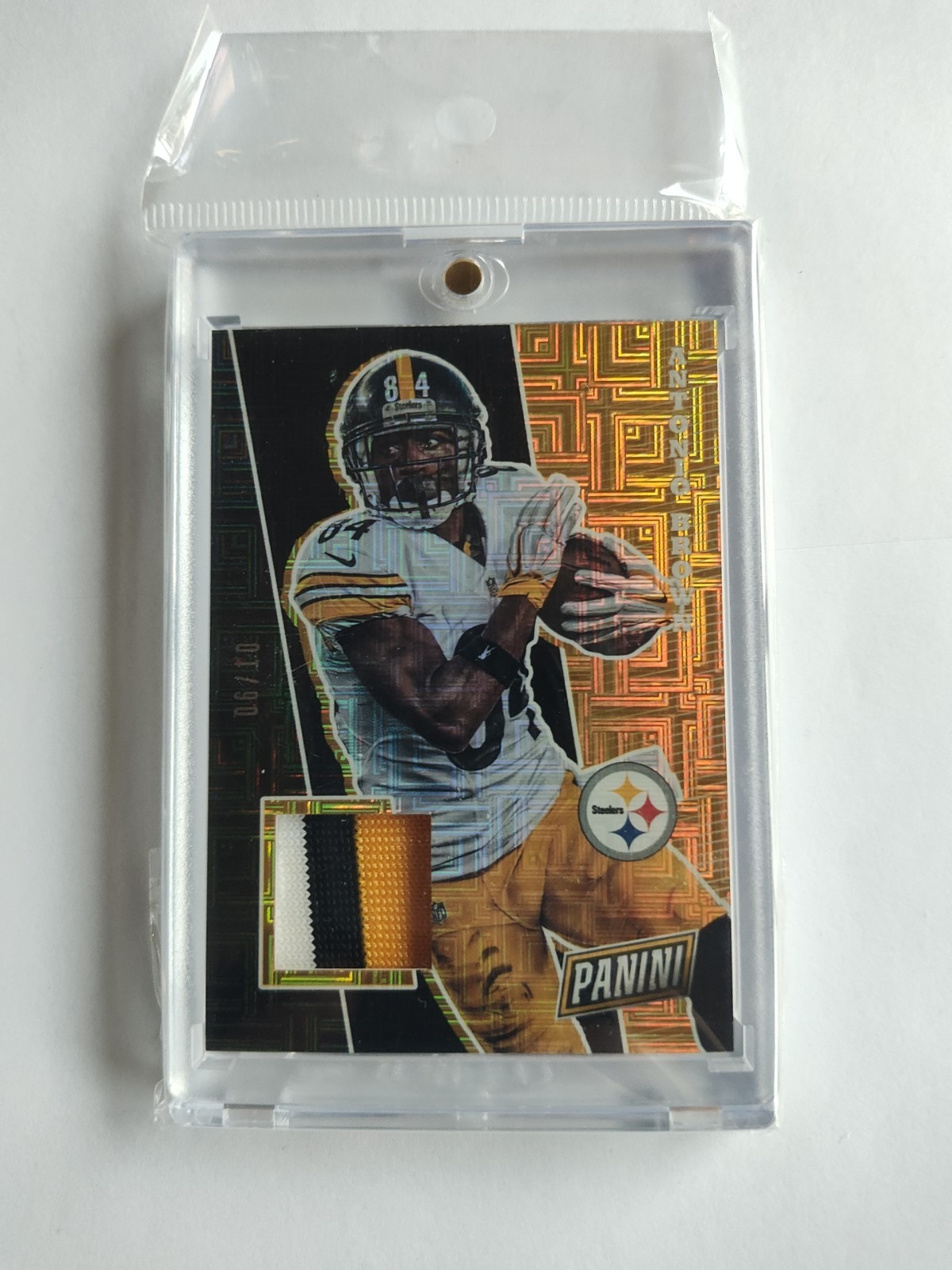 2017 PANINI NATIONAL FATHERS DAY ANTONIO BROWN ETCHER PATCH SSP /10
