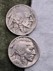 *set Of 2 Coins* 1936 Buffalo Head Nickel Mints P/D  With Great Luster