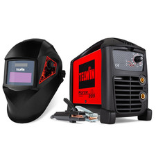 Force 205 Saldatrice Inverter Ad Elettrodo Con Maschera Automatica a Caschetto E
