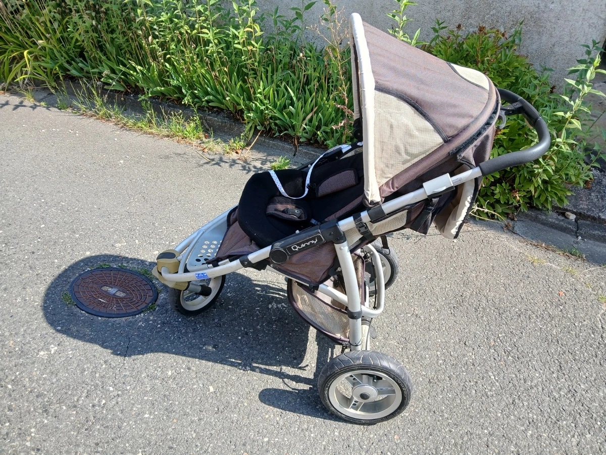 Einhand Zusammenklappbar Buggy Quinny VNC Kinderwagen Graphite Twist  Schwarz - Buggy Ab 6 Monate Bis 3,5 Jahre, Einhand-Faltung