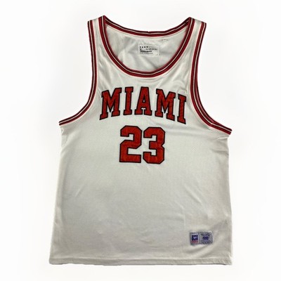 Miami 23 FSBN Basketball Jersey Men s Size S White Miami Heat NBA Fan Shirt