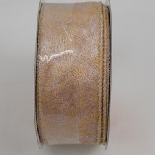 Pink Velvet Feel Wired Ribbon 1.5" x 5 yd Polyester Fall Blush Romance New