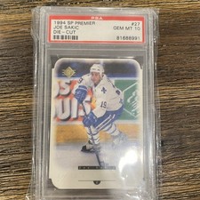 1994-95 SP - Premier Sp Joe Sakic #27 Die-Cut PSA 10 Mint Condition