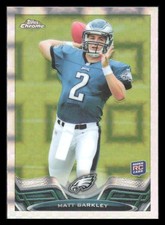 2013 Topps Chrome Refractor #162 Matt Barkley Rookie Football Card