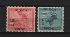 Belgisch Congo Belge - Ruanda-Urundi 1931 n° 90/91 MNH Recup set Vloors c17.00Eu