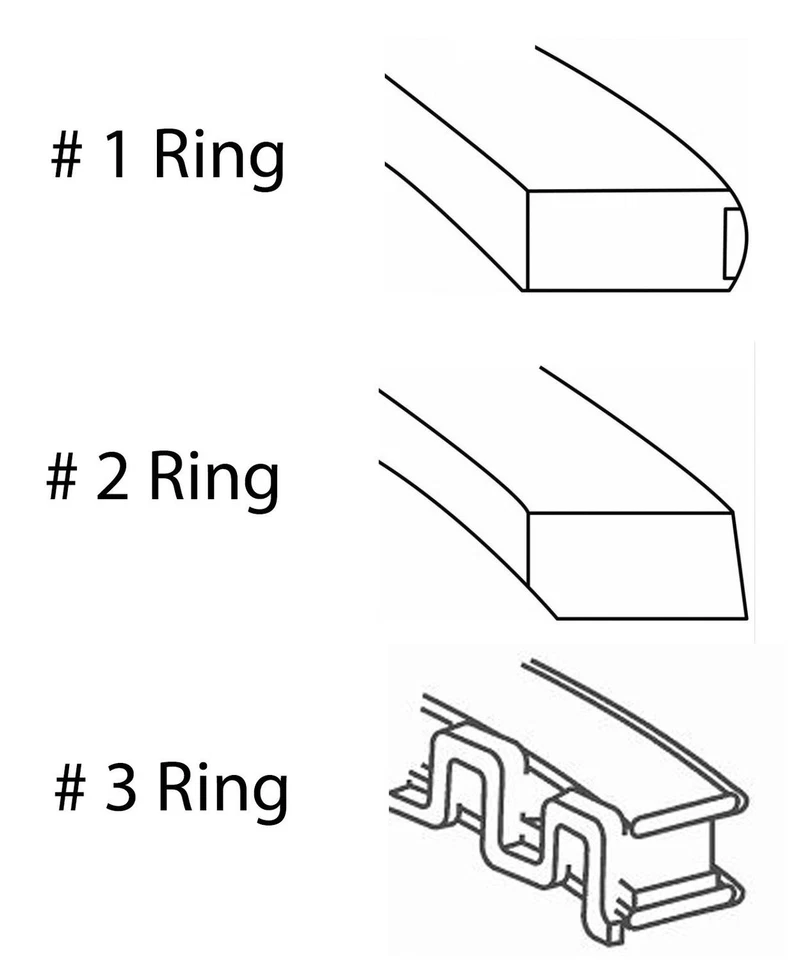 Juego de anillos de pistón para modelos selectos 09-17 Ford Lincoln S95536-STD Foto 2 de 4