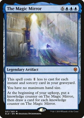 The Magic Mirror / Der Zauberspiegel  - THRONE ELDRAINE-  englisch (nm +) Mythic