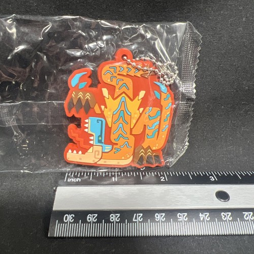 [Monster Hunter World] Official Capcom Tigrex Icon Rubber Keychain | eBay