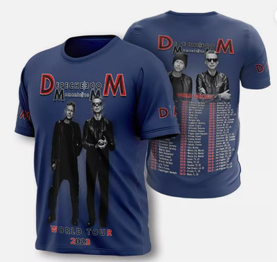 Depeche Mode Band Memento Mori World Tour hot shirt 3d, cute gift dad 3d