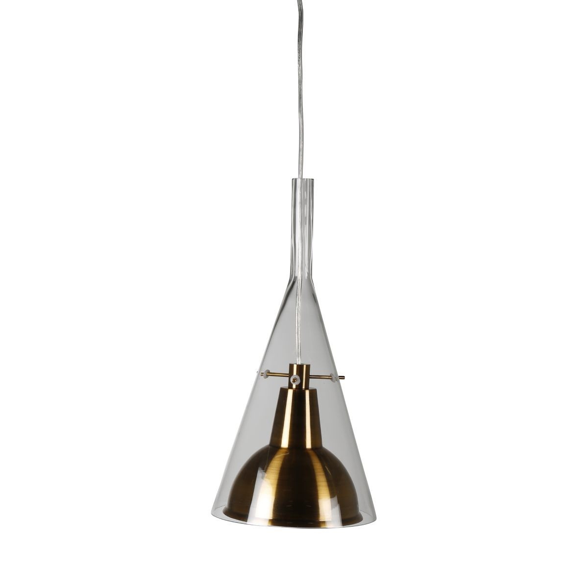 Suspension design Sirius 40cm or : luminaire de plafond doré moderne pour salon et cuisine