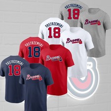 NEW ITEM Mike Yastrzemski 18 Atlanta Braves 2026 Name  Number Gift For Fans