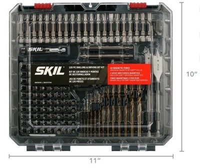 SKIL Innovative Tool 120 PC Drilling & Driving Bit Kit #SMXS8501 NEW FREE US S&H