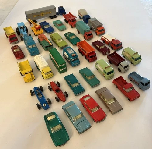 Vintage Matchbox Lesney Lot 35 Cars