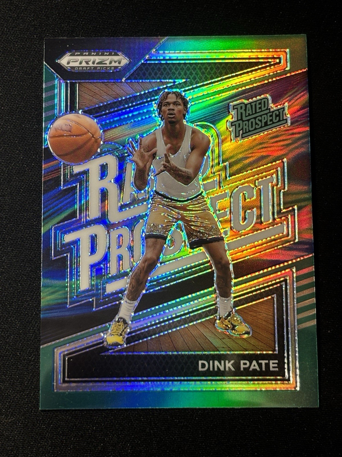 2024 Panini Prizm Draft Picks #18 Dink Pate Rated Prospect Prizms Green