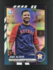 Jose Altuve 2023 Topps Big League Black Foil 08/25 #268 ASTROS