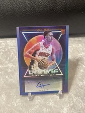 2022-23 PANINI RECON BASKETBALL CALEB HOUSTAN RC ROOKIE AUTO AUTOGRAPH BLUE #/49