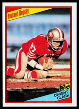 Dwight Clark, 1984 Topps, #352, San Francisco 49ers,