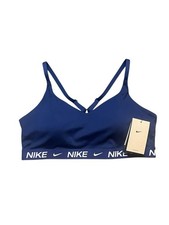 Nike Indy Women  s XL Light Support Padded Adjustable Sports Bra Midnight Navy