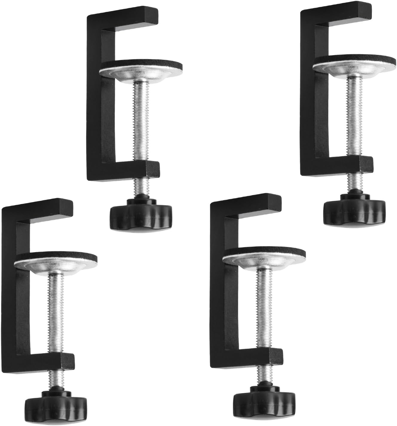 4 Pcs G Clamps for Woodworking, C Wood Tiger Clamps, Small 10-57Mm Adjustable Sc