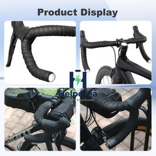 2Pcs Bicycle Handlebar Tape Non-Slip Silica EVA Road Bike Handle Bar Wrap Straps