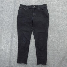 Lauren Ralph Lauren Jeans Womens 12 Premier Skinny Cropped Stretch Denim Pants