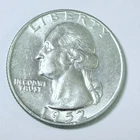 1952 D Washington Quarter 25C 90% Silver Circulated Coin #6101