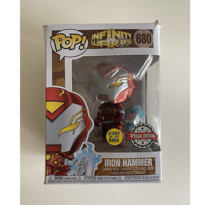 Funko Pop! Marvel Infinity Warps Iron Hammer #680 Glow in the Dark Sondered.